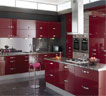 High gloss contemporary kitchen